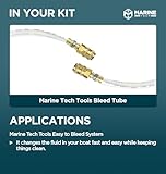 Marine Tech Tools Bleed Tube, Seastar Hydraulic Steering Bleed Kit, Fits Seastar Hydraulic Cylinders, Seastar Hydraulic Steering Fluid Bleeder Kit, Marine Tool Kit for Boats