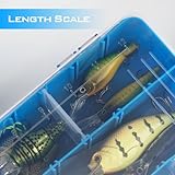 KastKing Bait Vault Camouflage Tackle Box, Plastic Tackle Trays, Fishing Tackle Box Storage Organizer with Removable Dividers, 4 Packs Lure Boxes Terminal Tackle Storage, Right Angle