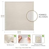 Olicity Cheesecloth Bulk, 10PCS, Grade 100, 20x20Inch Hemmed Cheese Cloths Fabric Reusable Fine Mesh Cloth,100% Cotton Unbleached Precut Muslin Bulk Cheesecloth Roll for Straining, Cooking, Yogurt