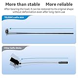 TELESIN G3 Selfie Stick Pole Long Invisible (118"/3M), Carbon Fiber Waterproof Underwater Monopod for GoPro Max Hero 13 12 11 10 9 8, Insta360 X3 Go3 Ace Pro, DJI Action Pocket Bike Motorcycle