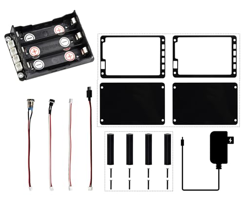 Uninterruptible Power Supply UPS Module for Jetson Nano and Raspberry Pi 5/4B/3B+/3B/2B,Supports Charging and Power Output at The Same Time, 3S & 5V 5A Output,Adapting Various Interfaces via Cables