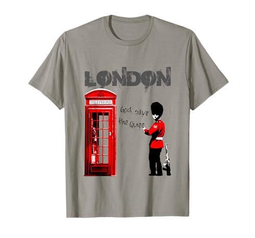 London Banksy God Save The Queen T-Shirt