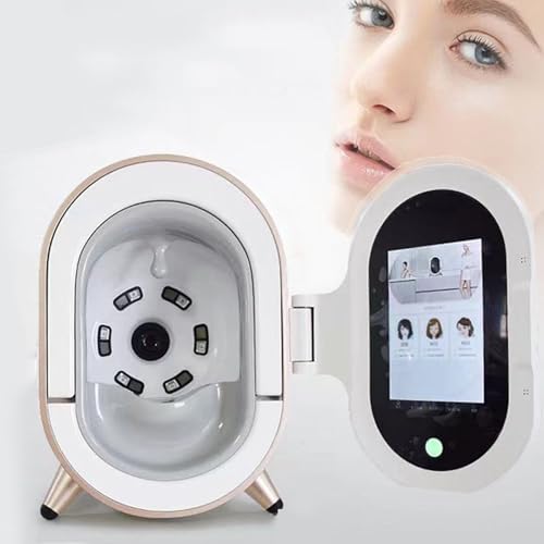 Skin Analyzer,20 Million Skin Scanner with Hidden Hood,3 Spectrum,12 Skin Health Indicators,Automatic Face Recognition, Magic Mirror,Facial Detector,Skin State Analyzer,for Skin Care
