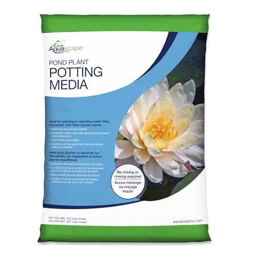 Aquascape Pond Plant Potting Media, Nutrient-Rich Aquatic Soil for Water Gardens, Supports Strong Root Growth, 432 Cubic Inches, 89003