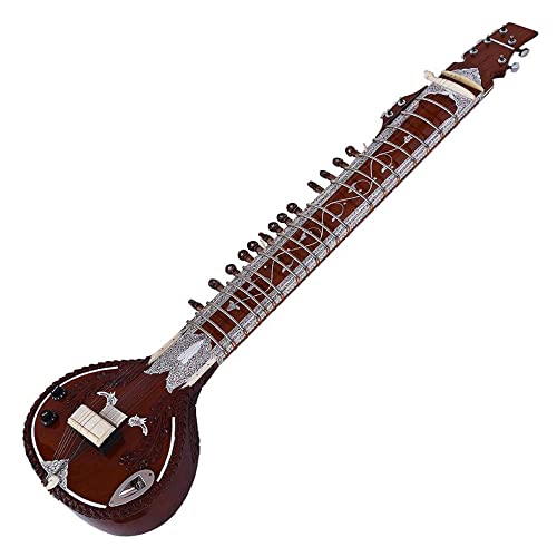 ZCBYBT Indian Sitar, Portable Travel Organ, Handmade Niche Musical Instrument, Cheerful, Festive Atmosphere