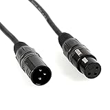 Mountain_ARK 20 Pack 6.5ft 3-Pin Signal XLR Connection DMX Cable Stage Light Wire