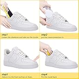 GORYGOLD 6 Pairs Crease Protector for Sneaker Shoes - Anti Crease Shoe Guard Toebox Descreaser for Men Women Youth Kids, Size 6-10