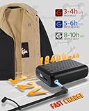 Men Heated Jacket Battery Pack Included 12v Sherpa Fleece Lined Work Best Rechargeable USB Graphene Chamarras De Piel Para Hombre Abrigos Chaqueta Suete El Frio Ropa Invierno Regalos de Navidad Papa