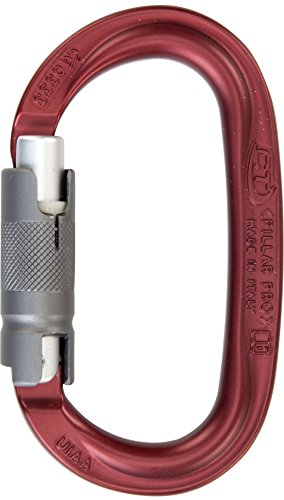 Climbing Technology Piller Pro TG Carabiner,Red,08-98176