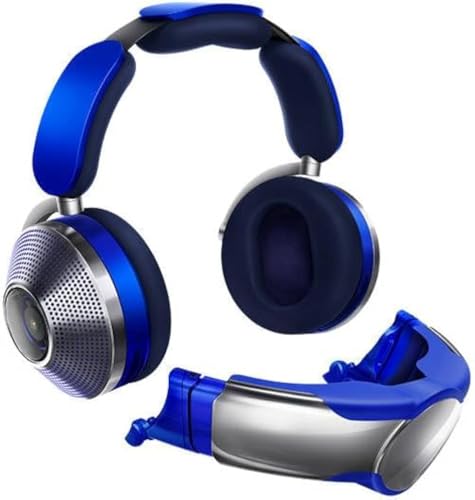 Dyson Zone WP01 Headphone, Air Purification, Advanced Noise Cancellation, Touch & Voice Control, Built-in Accelerometer, Beamforming & Noise-Cancelling Microphones, Ultra Blue/Prussian Blue | WP01