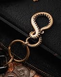 COPPERTIST.WU Octopus Brass Keychain w Keyring for Men Women | Octopus Tentacle Animal Key Chain Sea Creative Gifts for Car Key Decor