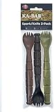 Kabar - Field KIT Spork/Knife - 3 Pac with 1 OD Green - 1 Black - and 1 Dark Brown