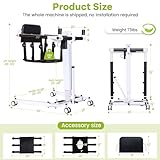 Upgrade-Electric Transfer Lift,Patient Lift Transfer Chair for Home,Folding Portable Patient Lift for Car,Handicap Lift Shower Chair,Bathroom Wheelchairs Transfer Chairs for Seniors