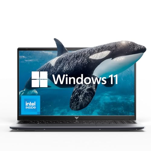 KAIGERR Laptop Intel N97 15.6-in 16GB DDR4 512GB SSD Windows Laptops Notebook-Computers, Numeric Keypad Win-11 Pro WiFi 5 HDMI Type-C USB 3.2 Webcam 3.5mm Audio Student Laptops