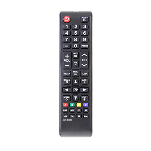 AA59-00666A Replace Remote fit for Samsung TV UN40ES6100 UN40ES6100F UN46ES6100 UN50ES6100 UN50ES6100F UN55ES6100F UN32EH4003F UN60ES6100F UN32EH4003V UN40ES6003F UN46ES6003FXZA UN22ES4003 UN39EH5003F