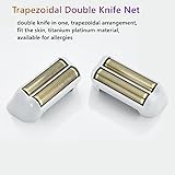 2 Pack Pro Shaver Replacement Foil and Cutters Compatible with andis 17150(TS-1)/17155/17200 Shaver ProFoil Lithium Replacement" Golden