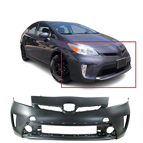 FitParts Compatible with Front Bumper Cover 2012-2015 Toyota Prius Base Five Four Three Two Premium Hatchback 12-15. New, Primed and Ready for Paint. with Fog Light Holes. TO1000394 5211947934