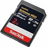 SanDisk 2TB Extreme PRO SDXC UHS-I Memory Card - Up to 250MBs - C10, U3, V30, 4K UHD, SD Card - SDSDXXD-2T00-GN4IN