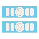 The Lord of the Tools 2 Sets Mouse Skates Feet Compatible with Logitech G304/G305 Gaming Mouse Rounded Curved Edges Mouse Feet Mouse Accessories 0.7mm Thickness White