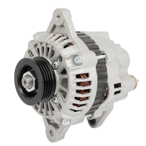 SCITOO Alternator Fit for Chevrolet Metro, Tracker & for GMC Tracker & for Suzuki for Sidekick, Swift, X-90 & for Pontiac Firefly, Sunrunner & for Geo Metro, Tracker 12V 55A CW 4-Groove 13336