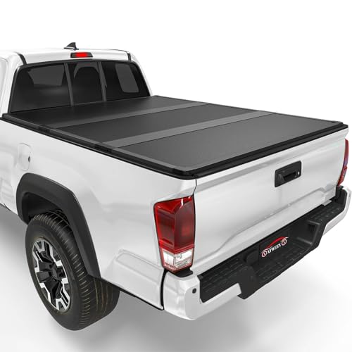 XTWEEX Hard Tri-fold Truck Bed Tonneau Cover for 2005-2015 Toyota Tacoma 6 FT (74") Bed