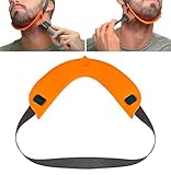 Quality Time Beard Neckline Shaper Guide; Hands-Free, Flexible, Adjustable, Beard Template, Do-it-yourself Neck Haircut Tool, Beard Lineup Shaping Guard/Stencil, Made in USA, Patented.