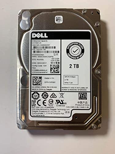 Seagate 2TB HDD 7.2K RPM 2.5" 6Gb/s SATA Hard Disk Drive Model: ST2000NX0423 DP/N: VR92X