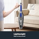 Eureka Corded Stick Vacuum Cleaner for Home Pet Hair, Lightweight Stick Vacuum Cleaner with Powerful Suction for Carpet Tile and Hard Floor, Blue, 3-in-1 Handheld Vac NES312