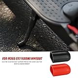 ANUTE 2pcs Silicone Foot Support Protective Cover Case Fit for Xiaomi Fit for M365 Footrest Sleeve Fit for M365 Pro Ninebot ES2/E4 Scooter (Color : Rojo)