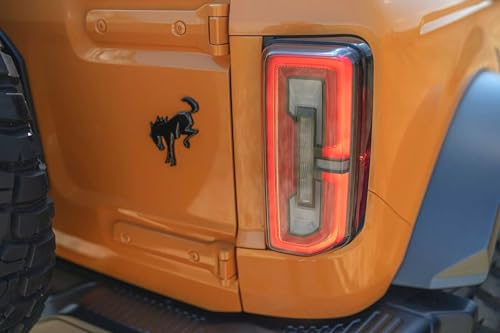 Ford 2021+ Bronco Tailgate Black Bronco Emblem Badge M2DZ-7842528-B