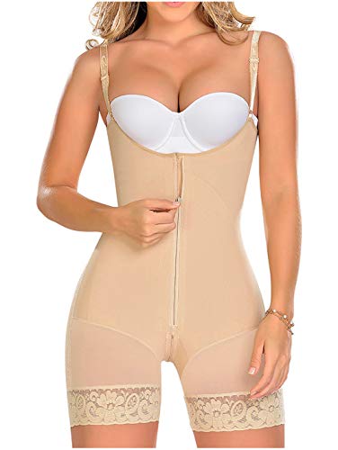 M&D 0768 Full Body Slimming Mid-Thigh Shaper | Fajas Colombianas Reductoras