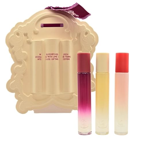 Glossier You Discovery Travel Perfume Spray Gift Set - Limited Edition Trio: Warm Clean, Serene Woody, Dreamy Gourmand Scents - You, Doux, Rêve.
