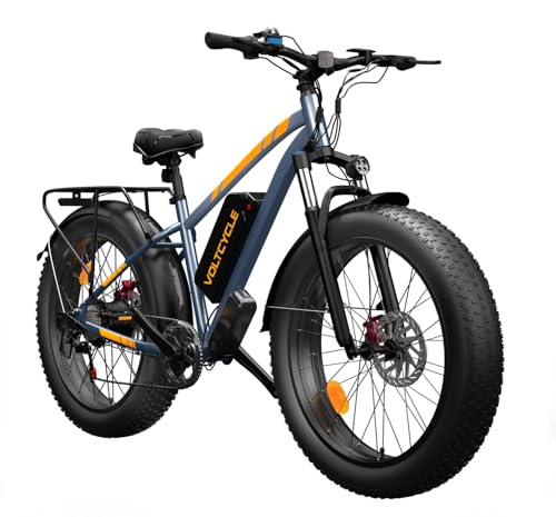 Electric Bike for AdultsW E Bikes - Fat Tire Electric Bicycle Up to 30MPH 60+ Miles with 48V 20AH Removable Battery - 26" Electric Mountain Bike Features 7-Speed, Hydraulic Disc Brake