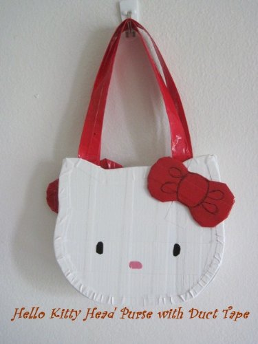 Hello Kitty Head Purse with Duct Tape