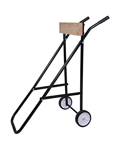 LEADALLWAY 220lb Outboard Boat Motor Stand Display Carrier Cart Dolly Storage for Maximum 30 HP Small to Medium Boat Engine