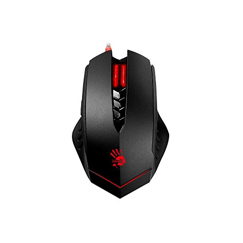 V8MA Ultra Core 3 Optical PC Gaming Mouse with X'Glide Metal Mouse Feet for Precision Handling - 8 Programmable Buttons for Macros/Scripting/Automation - Ideal for Palm Grip - 3200DPI