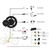 BAFANG BBSHD 48V1000W BBS02B 48V 500W/750W Electric Bike Conversion Kit with DP-C18/C965/850C/750C LCD Display with 48V/52V Lithium Ion Battery(Optional) Ebike DIY Kit