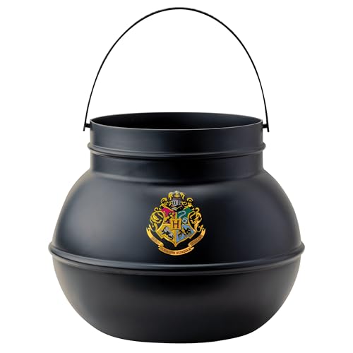 Disguise Harry Potter Hogwarts Cauldron Treat Pail, Official Wizarding World Costume Accessory