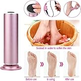 Electric Callus Remover, Ravifun Foot File Grinder Tool with Speed Controller and 60pcs Replacement Sandpaper Disk for Men Women Dead Dry Crack Skin Calluses