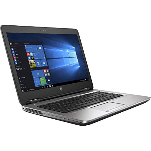 HP Laptop ProBook 640 G2 laptops PC, Intel Core i5-6300U, 8GB DDR4 Memory, 256GB M.2 SSD, DP, VGA, USB 3.0, Win 10 Pro Professional 64 bit Multi-Language Support English/French/Spanish(Renewed)