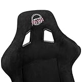 Auto Dynasty Fiber Glass Black Bucket Racing Seat w/Side Mountes FRP-302BK (Large)