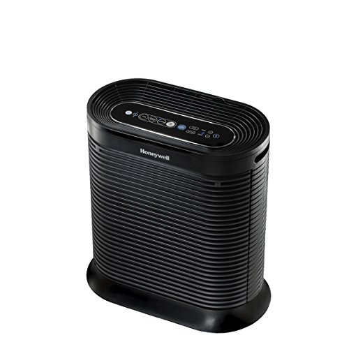Honeywell Allergen Plus True HEPA Air Purifier, Airborne Allergen Reducer for Large Rooms, Reduces Smoke, Pollen, Pet Dander, and Dust, Black, HPA250B