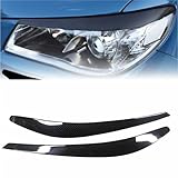 Compatible with Holden VE Commodore SS SSV SV6 S Evoke Headlight Eyebrow Trim Headlamp Eyelid Carbon Fiber Front Head Lamp Light Cover Brow