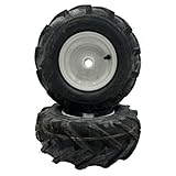 Hoosier Wheel 13x5.00-6 Tractor Tire and Rim - 1" Axle - Set of 2