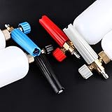 MACHSWON Snow Foam Lance Foam Cannon Adjustable Jet Wash Quick Release 5 Pressure Washer Nozzles for Car Detailing Pressure Washer