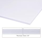 uxcell PVC Foam Board Sheet,12mm x 300mm x 600mm,White, 1/2inch x 12inch x 24inch, Double Sided,Expanded PVC Sheet