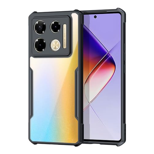 Ltezixal Phone Case Compatible with Infinix Note 40 Pro 4G Case Black | Droproof, Sweat-Proof, Fingerprint-Proof, Shockproof, Protective, Fits Infinix Note 40 Pro 4G