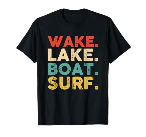 Wake Surfing Wake Surf Wake Surfing Rope Wake Surfboards T-Shirt