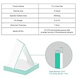 stonylab Glass Backed TLC Silica Gel 60 Plate, 7.9 x 7.9 Inch Thin Layer Chromatography Analytical Plate with Silica Gel 60 GF254, Pack of 10