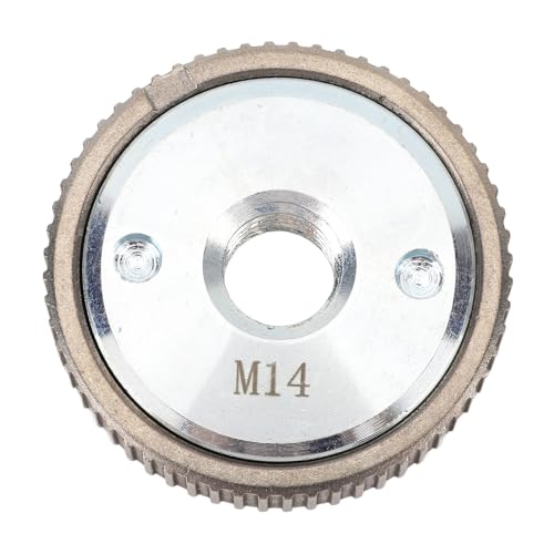 Angle Grinder Self Locking Pressure Plate, M14 Thread Angle Grinder Clamping Nut, Quick Release Nut Replacement Fast Locking Retaining for Angle Grinder Replacement Parts